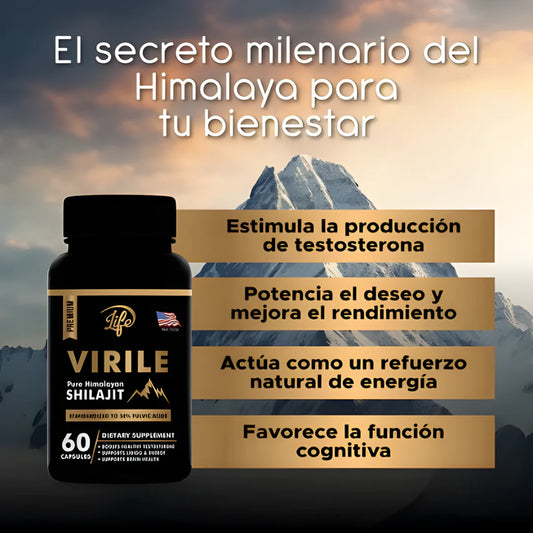 VIRILE SHILAJIT X 60 CAPS
