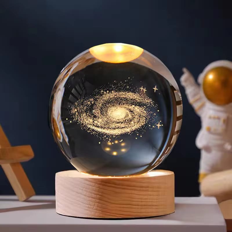 Esfera De Cristal Luz Led