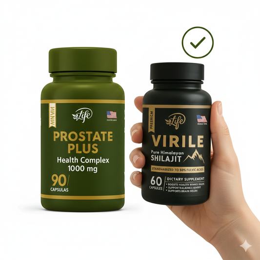 COMBO VIRILE SHILAJIT X 60 + PROSTATE PLUSS X 90